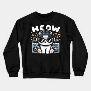 Cat Crewneck Sweatshirt